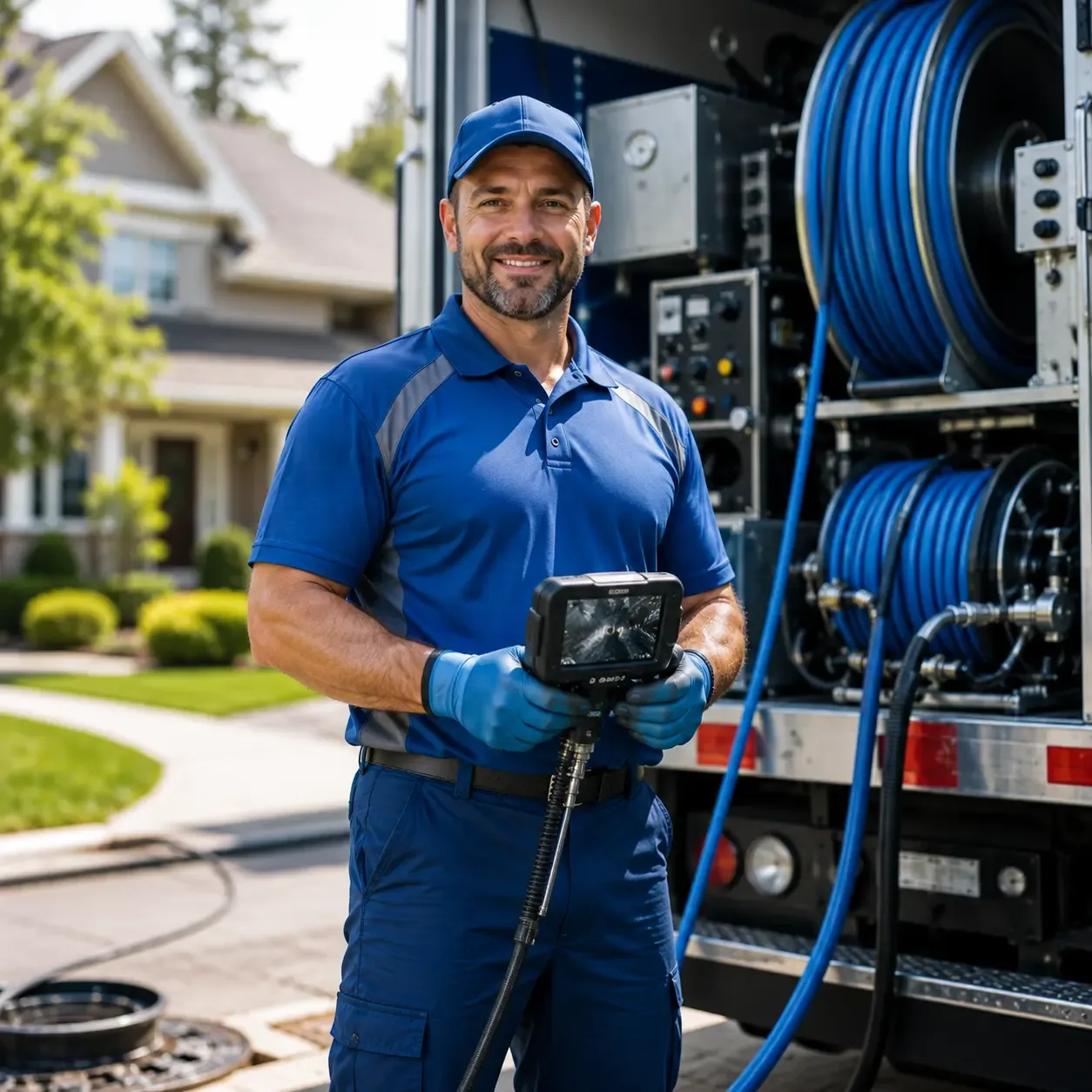 Local outdoor drain cleaning specialists in Fontana, KS